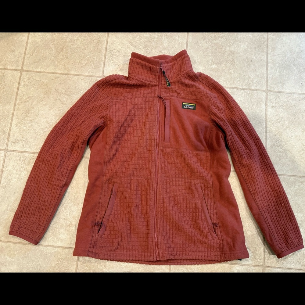L.L. Bean pink medium wight jacket - Picture 1 of 4